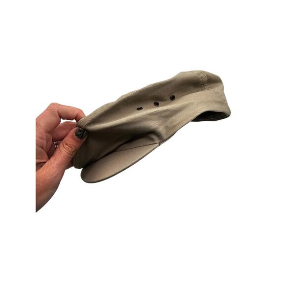 Dockers Mens Sz M Cotton Cabbie Hat Retired US Air Force Beige - Picture 2 of 4